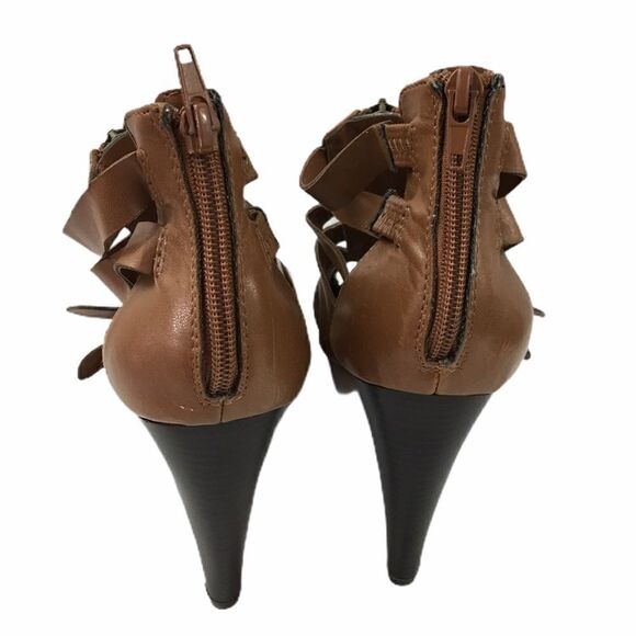 Guess Sexy Zip Up Strappy Heels 9 - Picture 4 of 8